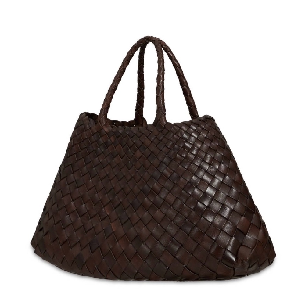 Dragon Diffusion small Santa croc brown bag.